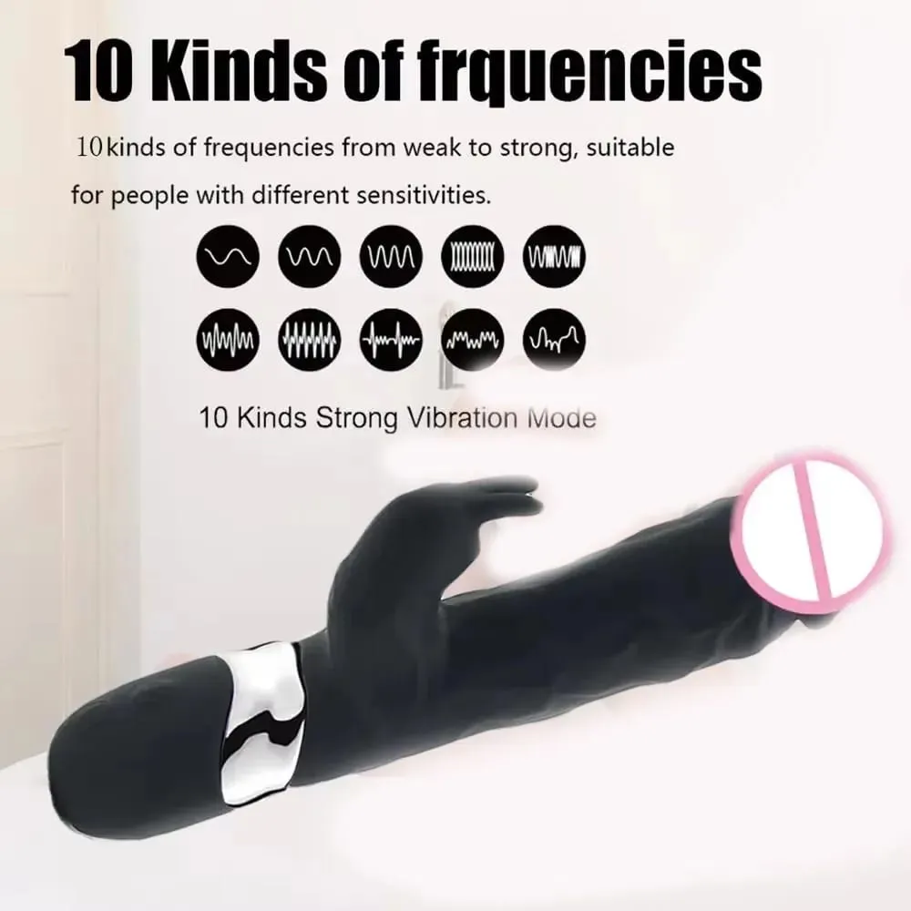 Large Dildo G Spot Vibrator Rabbit Clitoral Clit Stimulation Realistic Penis Sex Shop Sex Toy Adult Product Vibrador for Women — image 3