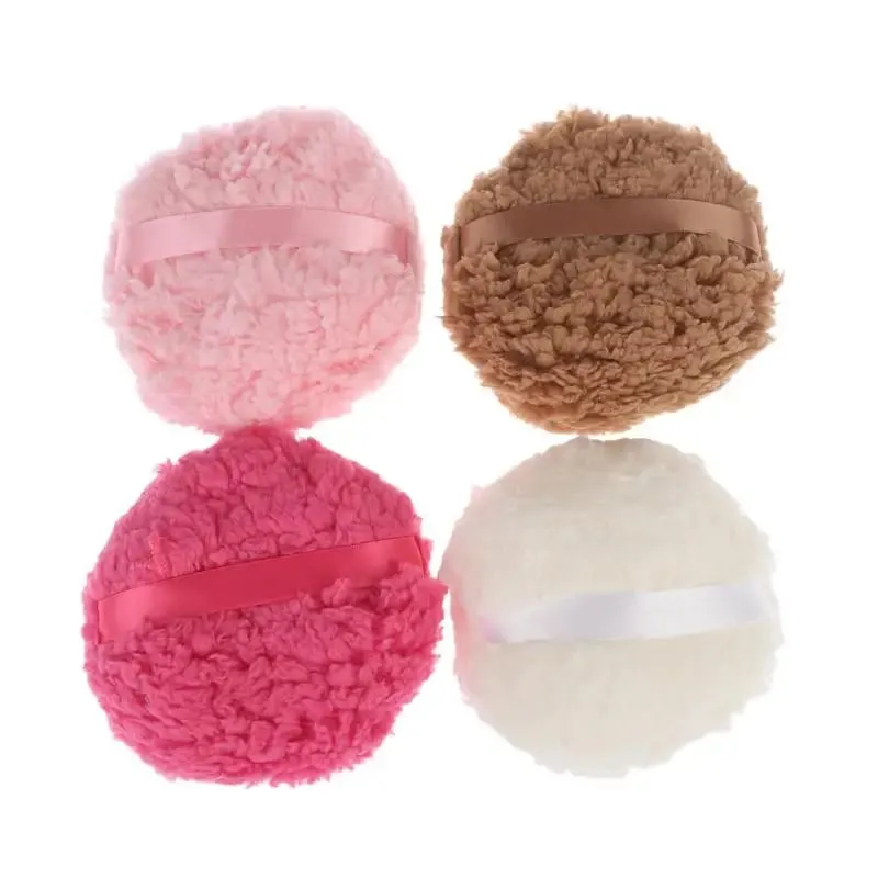 1 Pcs Extra-Large And Extra-Thick Powder Puff Skin-Friendly Soft And Non-Absorbent Extra-Large Talcum Powder Puff