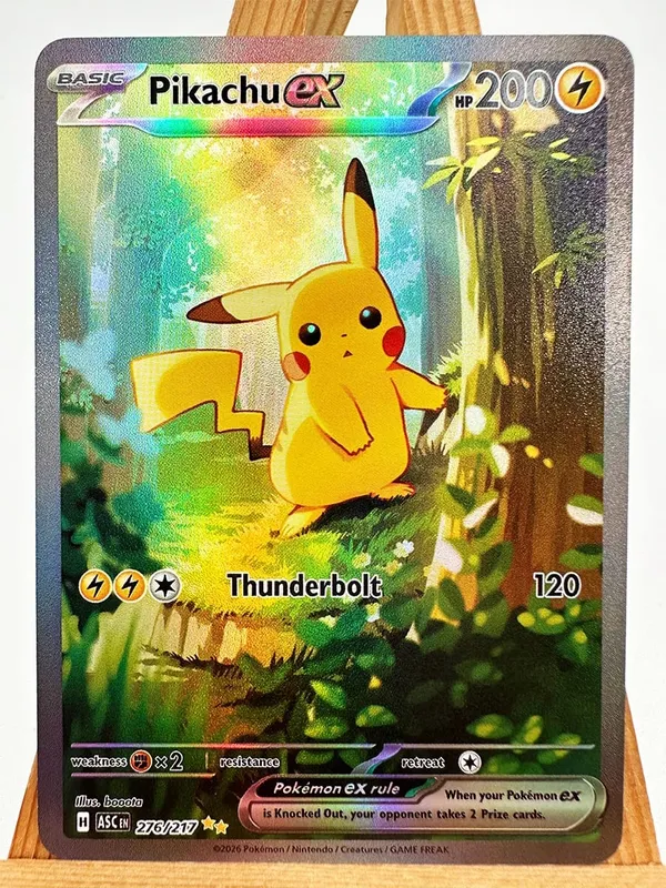 Pokemon PTCG ASC Gengar Dragonite Celebi Legetøj Hobby Hobby Samleobjekter Spilsamling Anime-kort