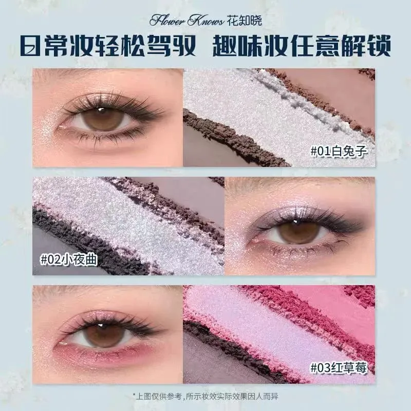 Flower Knows Bunny Garden Collection Lip Cream Blush Air Cushion CC Cream Liquid Foundation Eye Shadows Palette Makeup Set — image 5