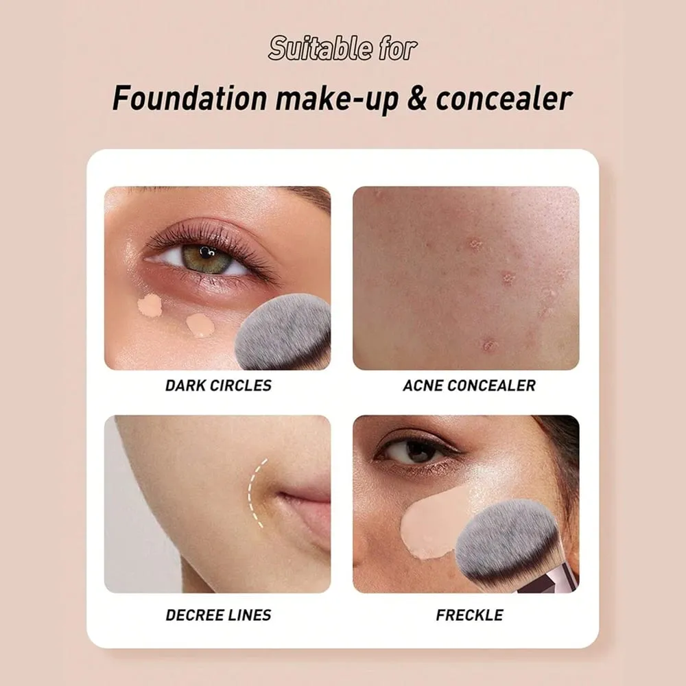 1Pc Large Makeup Brush Face Cheek Contour Blusher Nose Foundation Loose Power Cosmetic Make Up Brushes Tool Powder Blush Brush — image 5