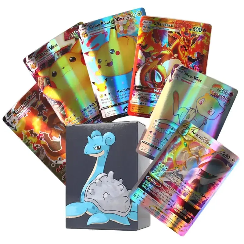 60/100Pcs Pokemon Shining Cards English Version MEGA GX Vmax TAG EX Proxy Collection Cards Toys Children Gift — image 15