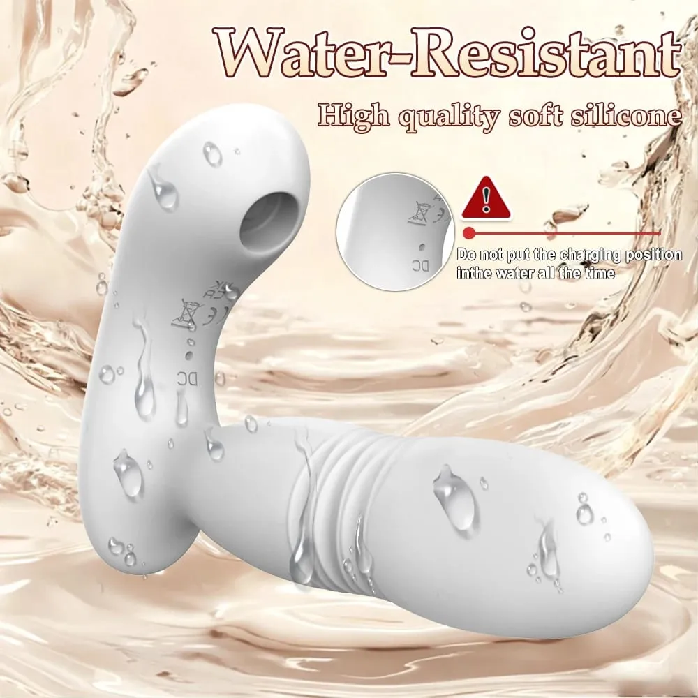 APP Vibrator Thrusting G Spot Vibrators & 9 Sucking Modes for Clitoral Nipple Stimulation Anal Sex Toys for Women Adult Sex Toy