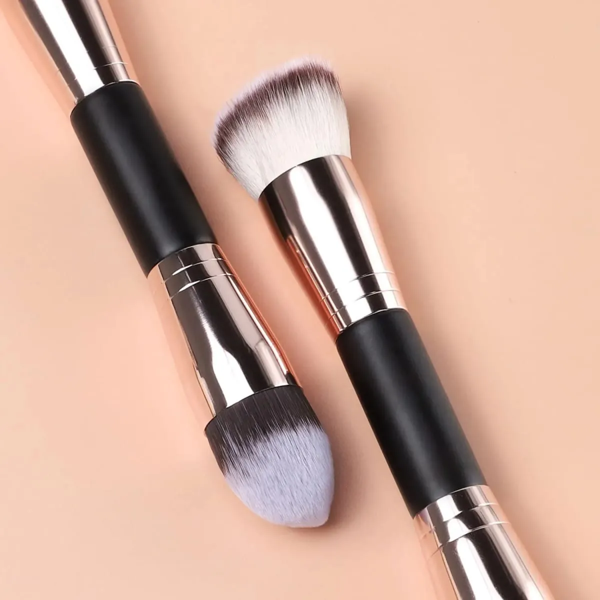 Foundation Makeup Brush Double Ended Makeup Brushes For Blending Liquid Powder Concealer Cream Cosmetics Blush Brush — image 6