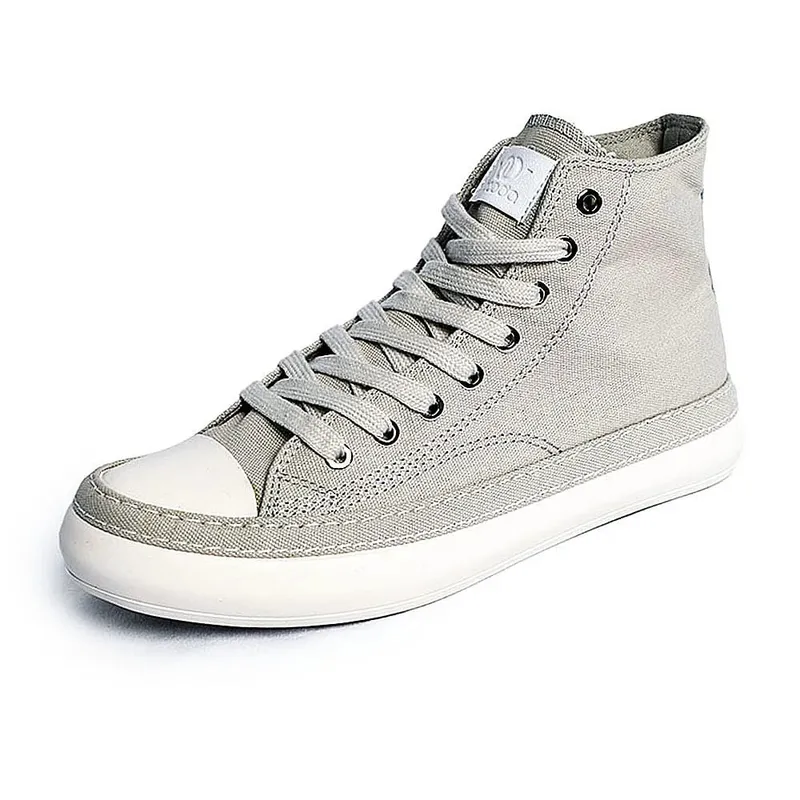 New Fashion Unisex Canvas Boots Men Sneaker Plus Size Women Vulcanized Canvas Shoes High Top Orange Casual Footwear Black 38-44 — image 8