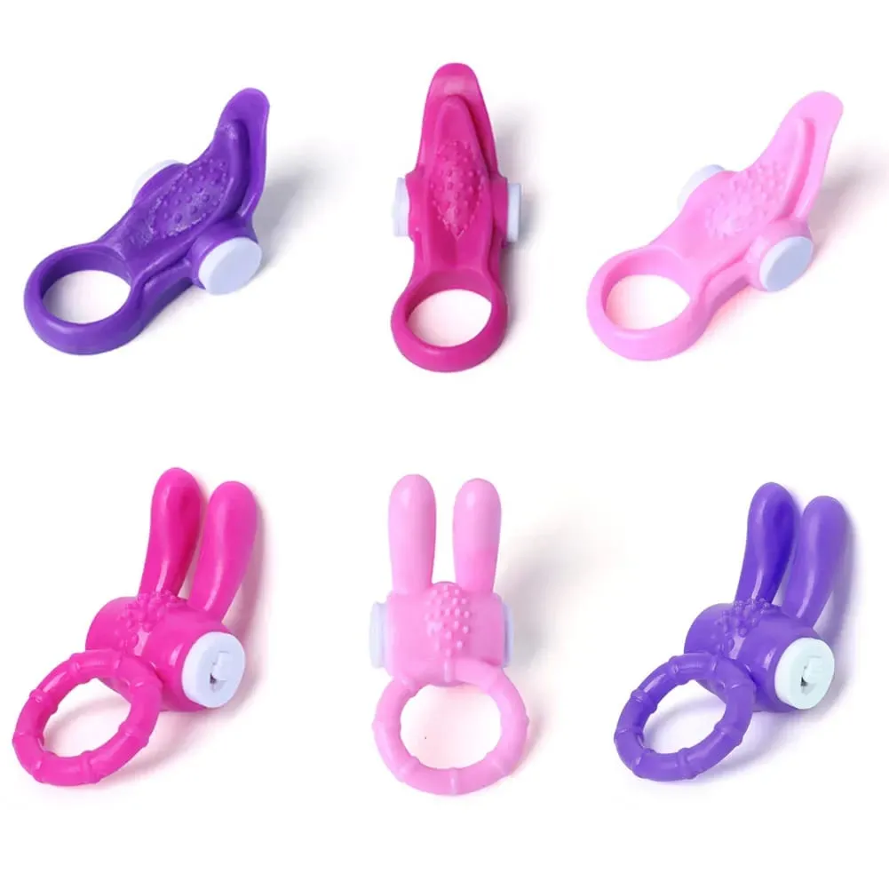 Vibrating Penis Ring Clitoral Stimulator Orgasm Lock Cock Rings Vibrator for Man Delay Ejaculation Erotic Sex Toys For Couple — image 1