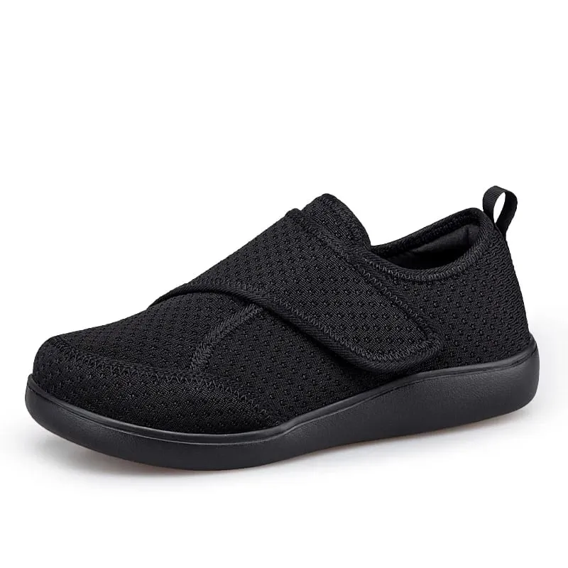 Zapatos abiertos para personas mayores, zapatos para diabéticos ajustables, grasa del pie hinchado, juanete ancho Hallux Valgus, ortopedia, eversión del pulgar, hombres y mujeres — image 8