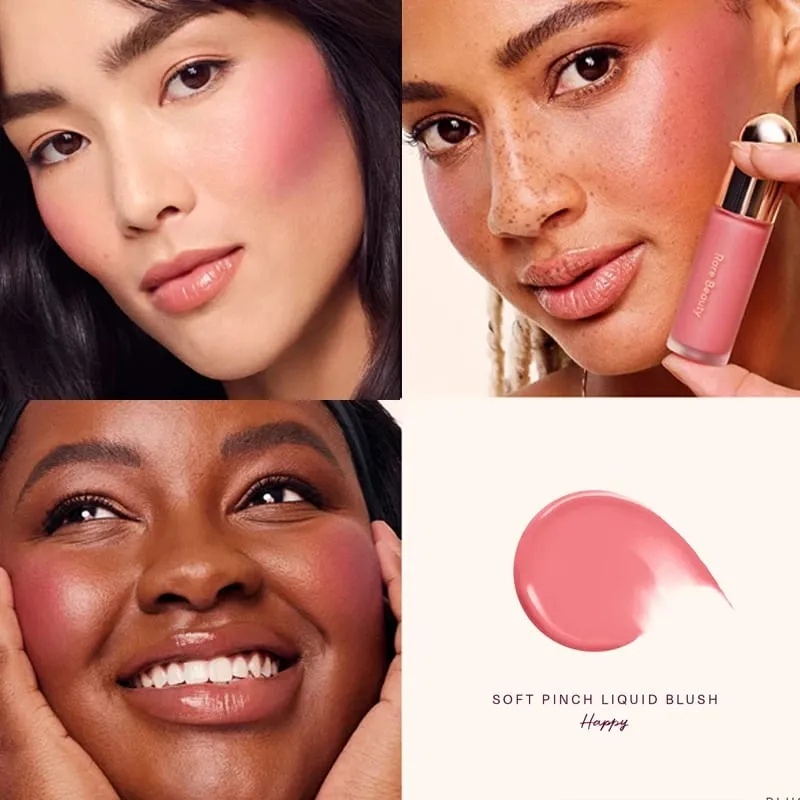 Rare Beauty Liquid Blush Lipstick Eyes Cheek Blusher Waterproof Mositure Face Contour Shadow Liquid Lip Gloss Rouge Plump Makeup
