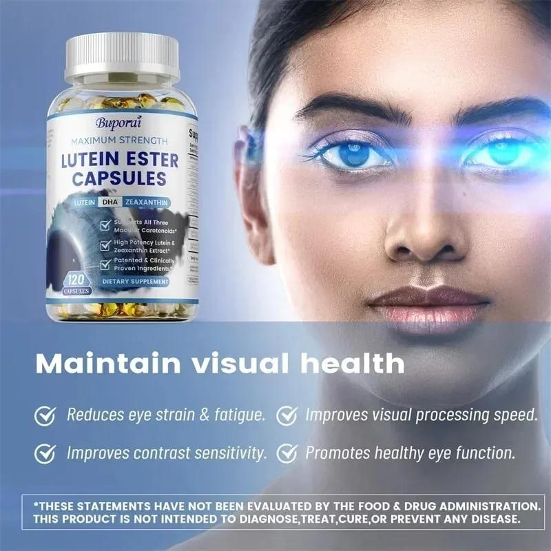 Lutein Ester Capsules - Relieve Blurred Vision and Dry Eyes Reduce Eye Fatigue for Vision & Eyes Health — image 3