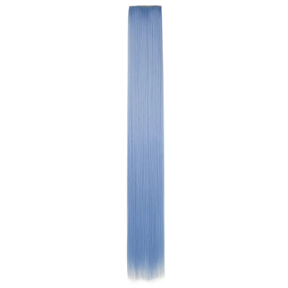 Clip in Hair Extensions Colored Party Highlights 30 inches Multi-colors Straight Hair Synthetic Hairpieces — image 10