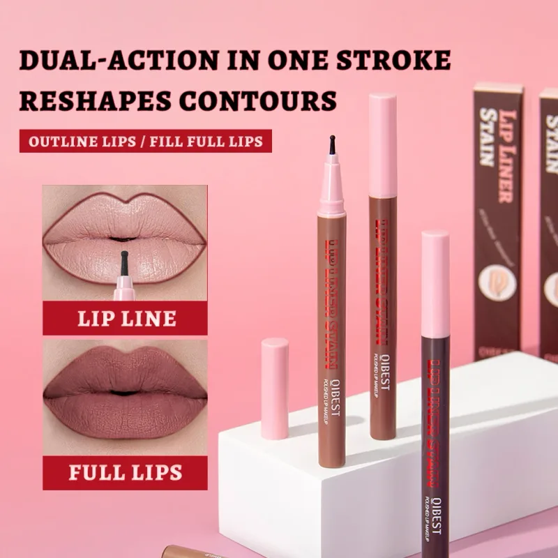 Matte Liquid Lipliner Pencil Waterproof Plumping Stain Lipstick Natural Lip Liner Outline Lips Contour Pen Cosmetics