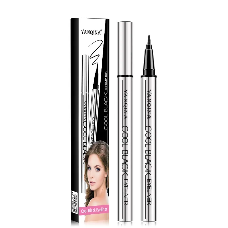 Quick-Drying Liquid Eyeliner Waterproof Smudge-Proof Long-Lasting Black Brown Tamang-tama para sa mga Nagsisimula Liquid Eye Liner Pen — image 6