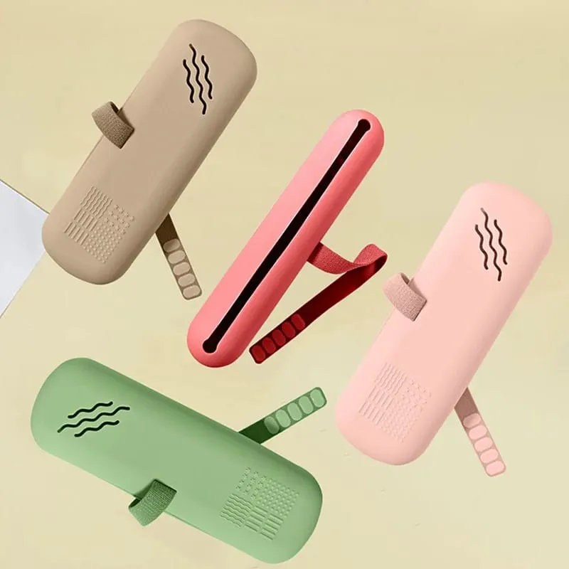 Silicone Makeup Brush Travel Case Waterproof Makeup Brush Travel For Eyebrow Pencil Lip Liner Organizer — image 4