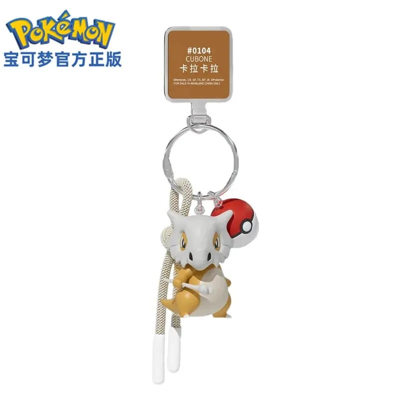 Genuine Pokemon Scorbunny Keychain Grookey Riolu Sobble Wobbuffet Cubone Anime Action Figure Toy Keyring Fragrance Pendant Gift — image 9