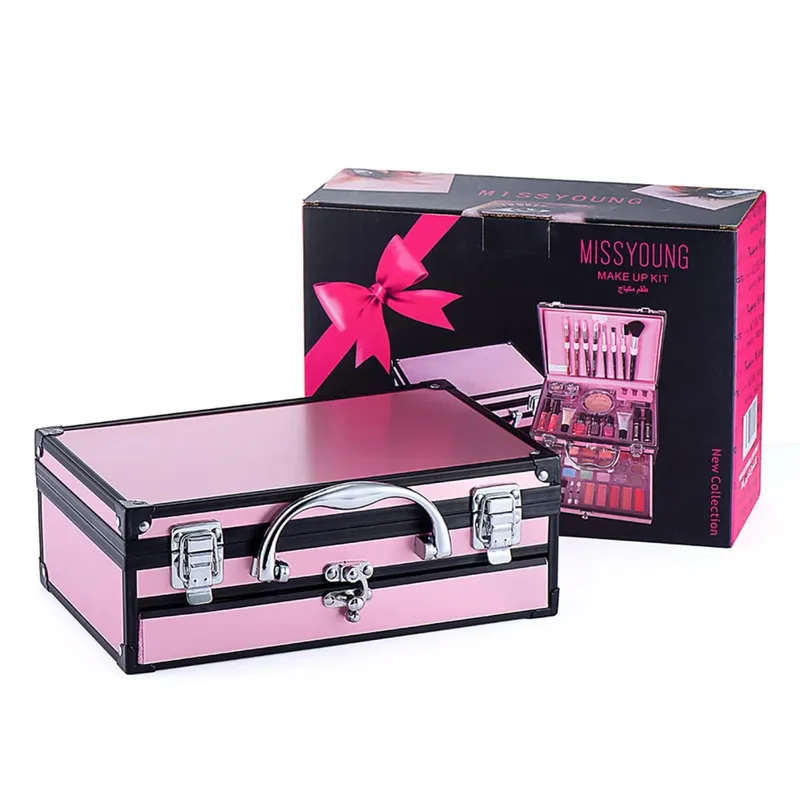 Makeup Starter Kit Professional Make Up Sets With Transparent Case Holiday Beauty Gift Set Starter Cosmetics Full Kits For Women — image 6
