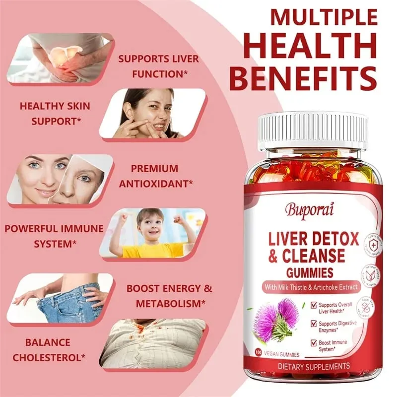 Liver Cleanse & Detox Gummies - Improve Digestion Enhance Immunity Help Cleanse The Liver and Promote MetabolismSupplements — image 6