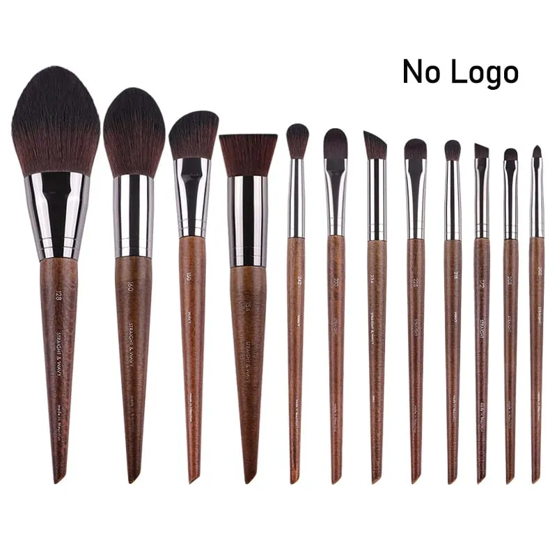 Natural wood Eye Makeup brushes whole set Pro Crease Eyeshadow Make up kit smudge highlighter eyebrow Lip lash brush practical