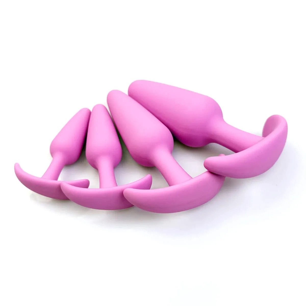 Quatre tailles différentes de bouchons en silicone, massage de la Prostate, dilatateurs anaux, masturbation pour adultes, santé sexuelle, jouet sexuel pour couples adultes — image 1