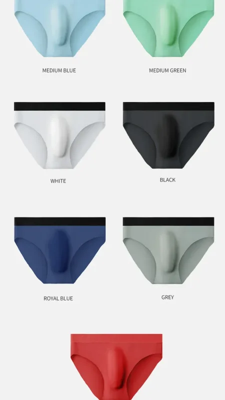 3PC Ice silk texture briefs, super cool on the skin in summer, enjoy the silky touch — image 22