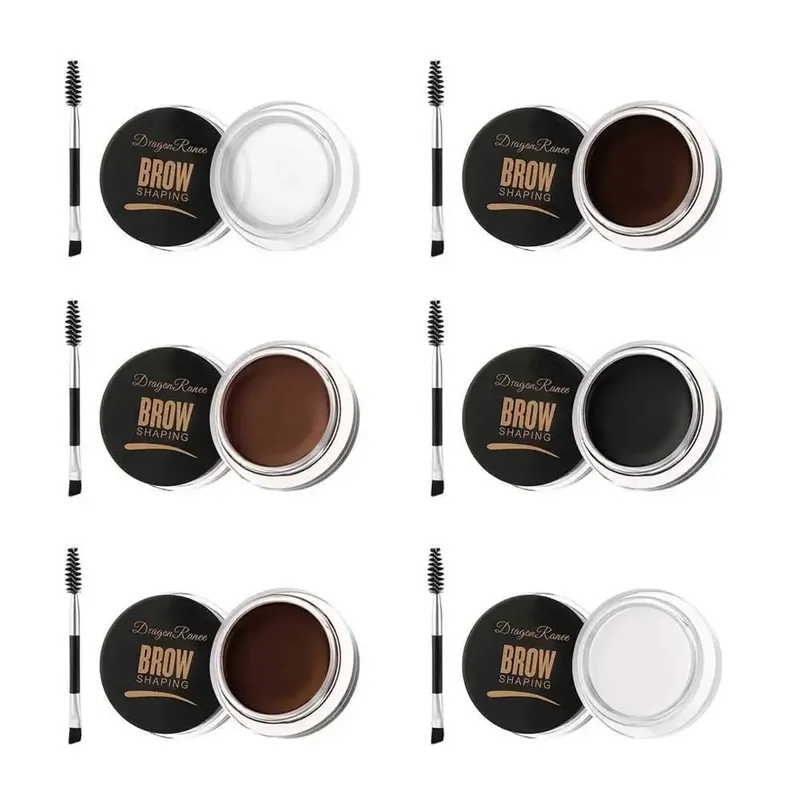 Eyebrow Styling Glue Pomade Eyebrow Styling Soap Brows Gel Wax Fixer With Brush For Women Eyebrow Cosmetics Make Up Eyebrow Gel — image 4