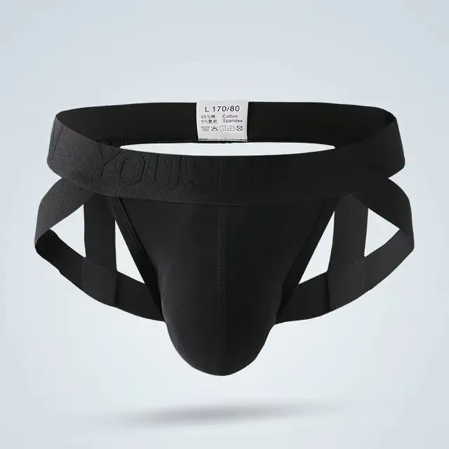 1 PCS New Men Sexy Low Rise Panties G-strings Thong Jock Strap Underwear Briefs Convex Pouch Underpants Gays Clothes Lingerie