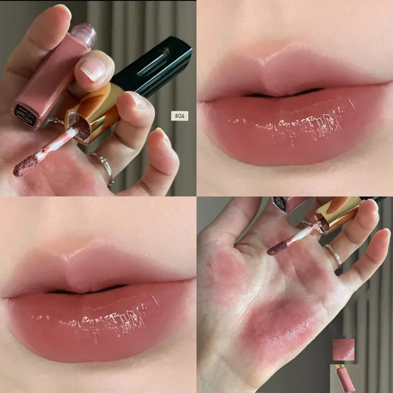 Hgn Dual Ended Matte and Gloss Lip Gloss Soft Matte Dewy Glossy Long Lasting Color Brighten Skin Tone Multi Makeup Styles
