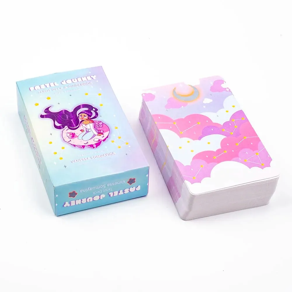 2026 New Style Pastel Journey Tarot Deck 78Pcs Tarot Cards Tarot Deck Collectible Oracle Card Set 10.4*6.1cm — image 6
