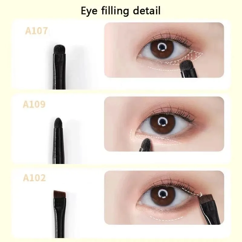 6Pcs Eye Makeup Brushes Set Professional Soft Eyeshadow Eyeliner Eyebrow Brush for Women Beginners Contouring Cosmetic Tools — image 6