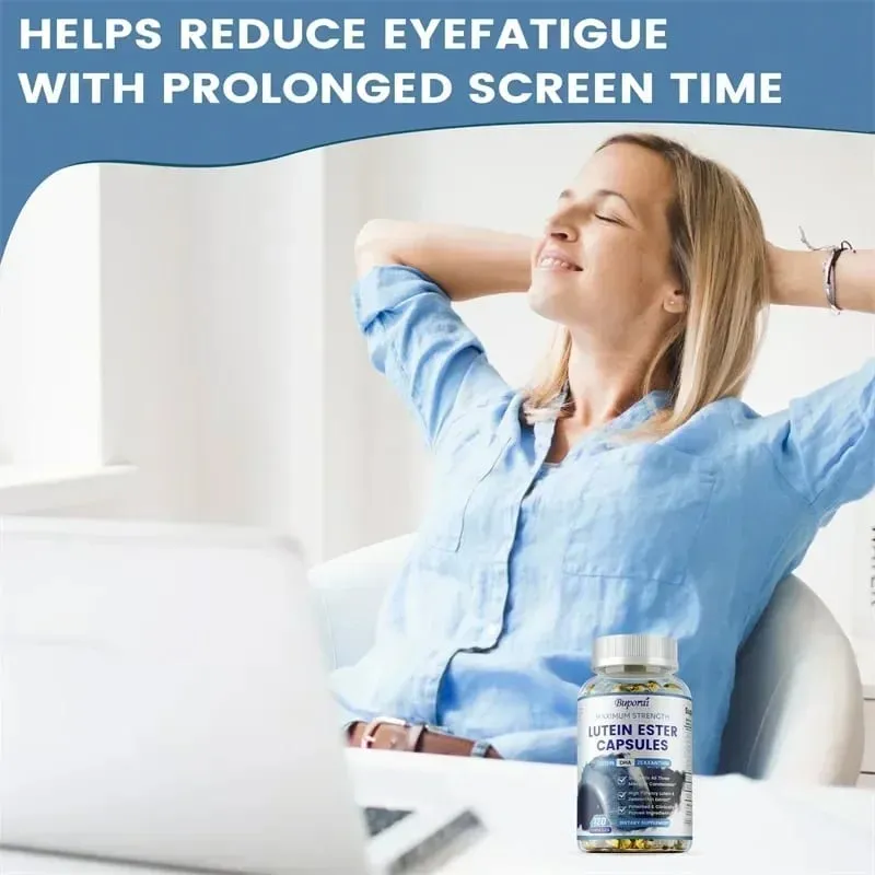 Lutein Ester Capsules - Relieve Blurred Vision and Dry Eyes Reduce Eye Fatigue for Vision & Eyes Health — image 6