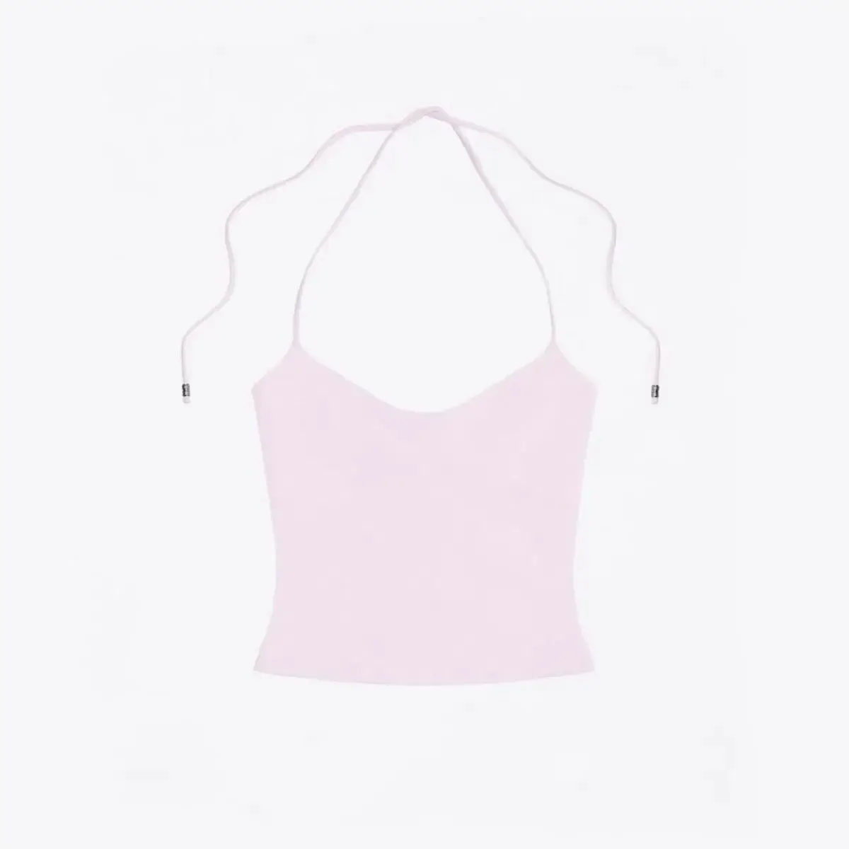 Tank summer red lace up halter top with cherry pink suspender and hollowed out back design — image 11
