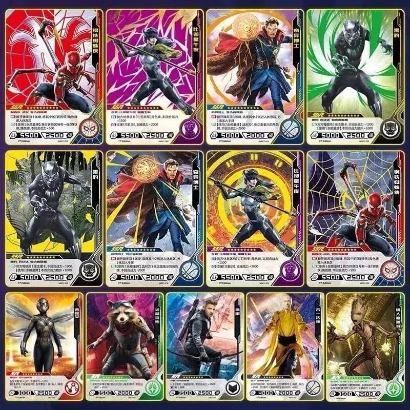 Carta        originale          Heroes Duel Card Versione competitiva Iron Man Thor Captain CR America Collezione di carte Giocattoli
