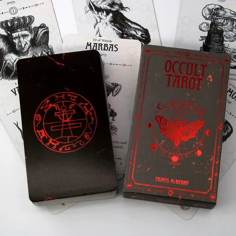 Nightmare Occult Tarot Cards Set Deck Oracle Card Family Party Playing Cards Board Solomonic Ancient Magickal Grimoires — image 5