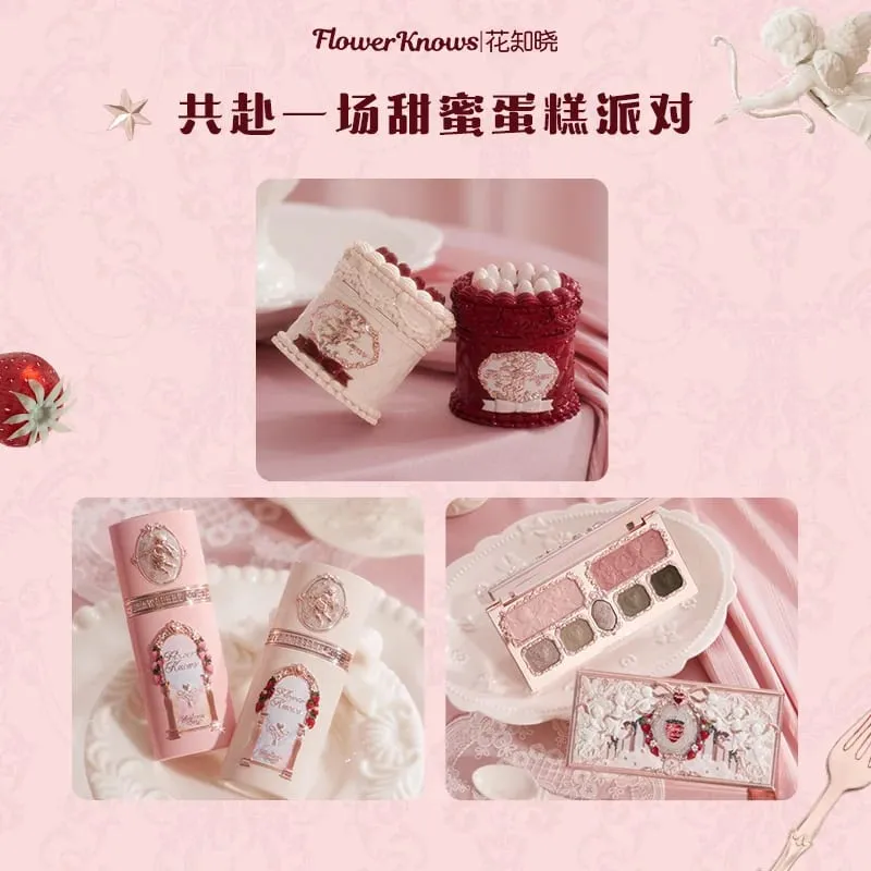 Flowerknows Makeup Gavesæt Little Angel Bunny Have Shell Smykker Lip Glaze Blusher Flower Know SWEETIE BEAR Blush Concealer