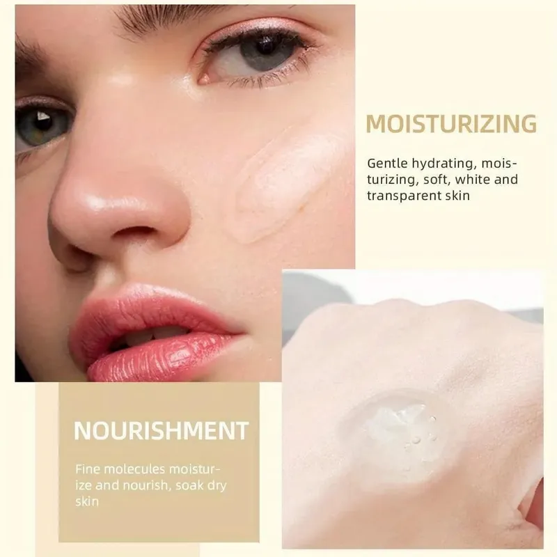 3Pcs Face Makeup Set Matte Long Lasting Waterproof Liquid Foundation+Primer+Puff