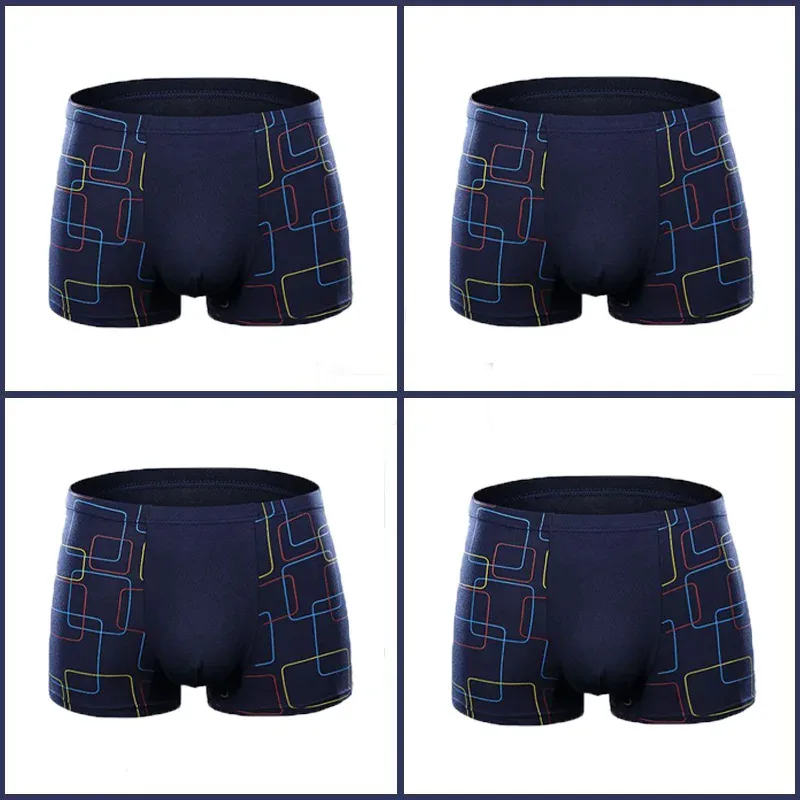 4PCS Mens Boxer Shorts Modal Underwear Sexy Striped Underpants Breathable Boxers Bamboo Fiber Panties Male Plus Size XXL-7XL — image 26