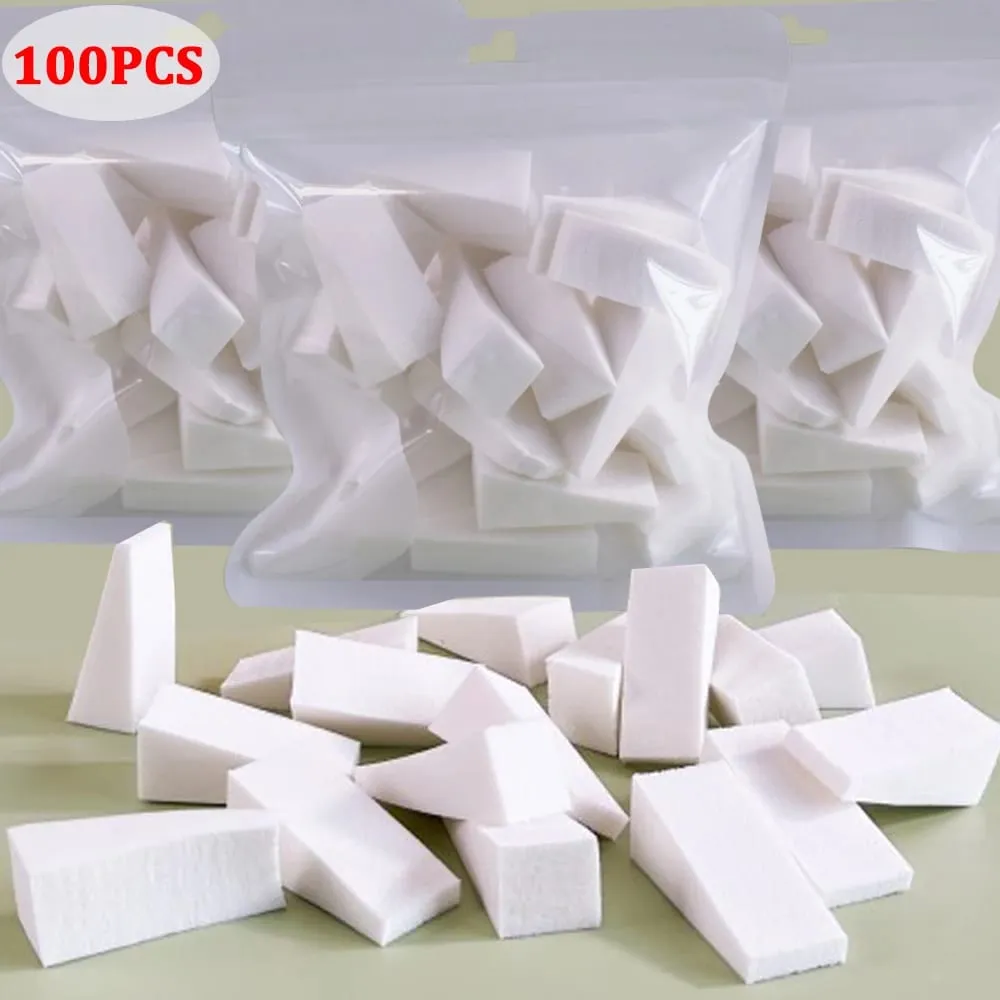 Latex Triangular Sponge Puff Dry Wet Use Makeup Sponge Face Foundation Concealer BB Cream Powder Smearing Puffs Cosmetic Tools