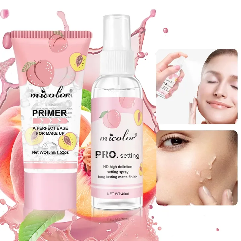 Makeup Set Of Makeup Primer + Setting Spray Invisible Pore Color Rendering Hold Makeup For Base Makeup And Makeup Finishing — image 4