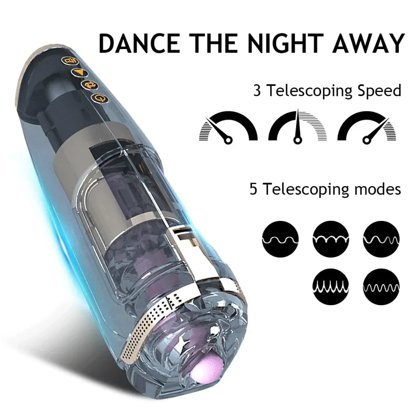 Masturbateur mâle à poussée automatique pénis gland Stimulation Masturbation tasse électrique poche chatte Stroker jouet jouets sexuels pour hommes