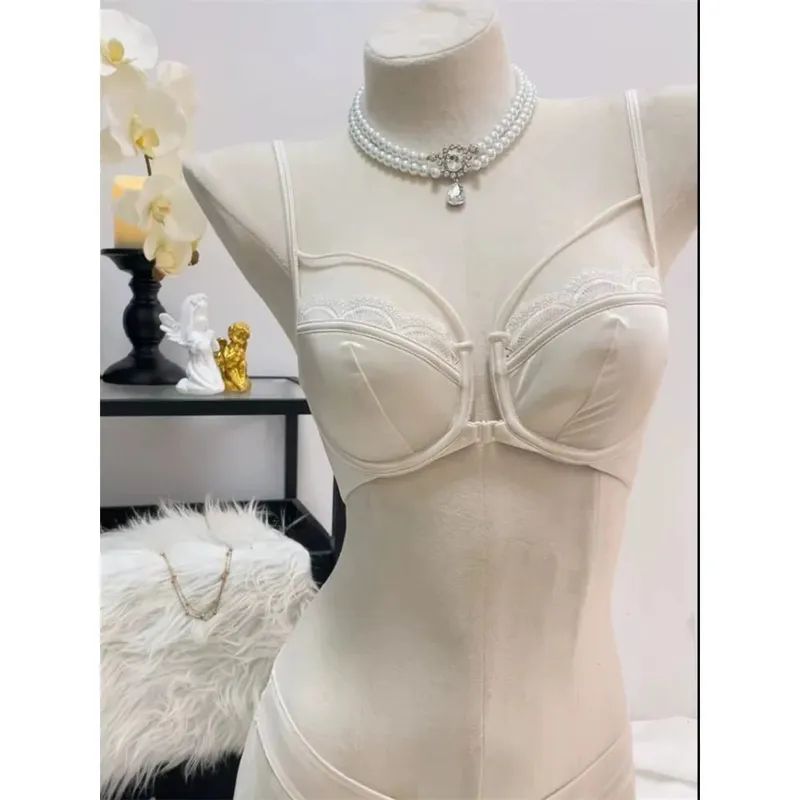 Front Close Smooth Bra Half Cup Pushup Minimizer Soft Wire Side Support Breathable Summer French Lingerie Бюстгальтер Женский — image 5