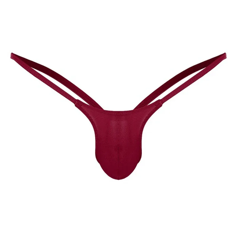 Ultra-thin Gay Men Thong G-string Seamless Men Jockstrap Micro T-back Underwear Male String Bikini Swimwear Pouch Underpant A50 — image 8