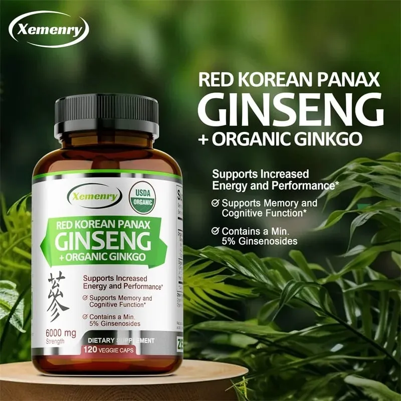 Korean Red Panax Ginseng - Increase Muscle Mass Boost Energy Production Improve Mood Increase Endurance and Performance — image 1