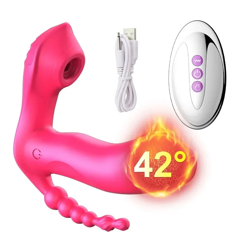 Trådløs kontrol Dildo Vibrator G-Spot Massage Vaginal Vibrator Klitoris Sutte Stimulator Bærbar Voksen Sexlegetøj Kvinder