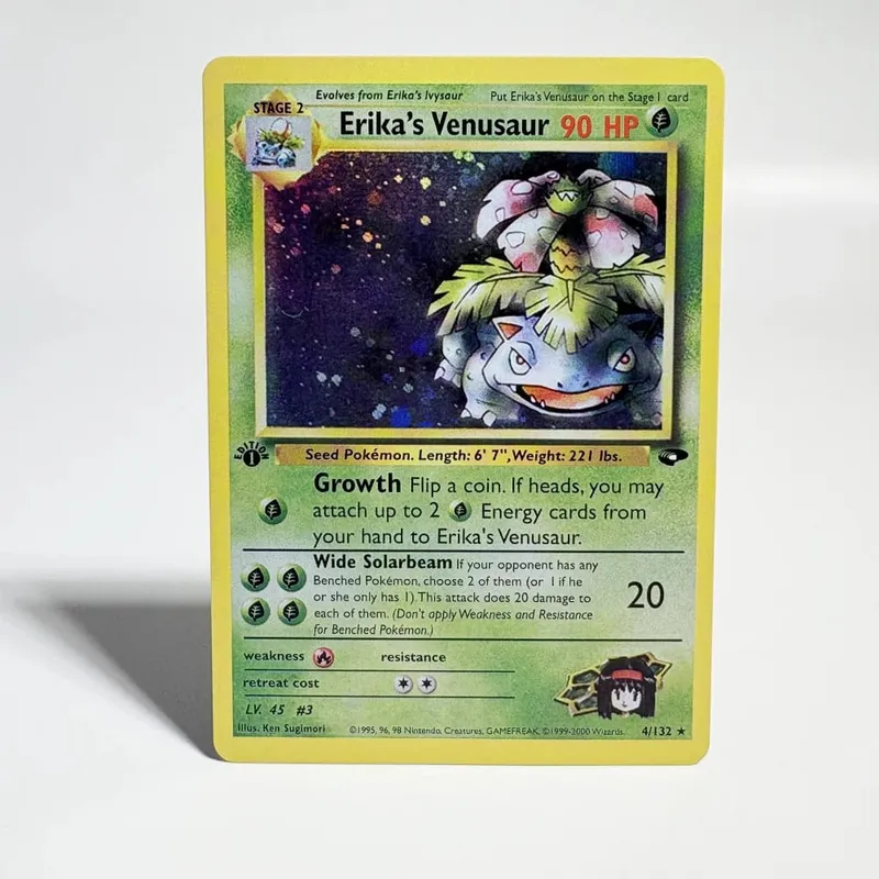 Pokémon Cards 1996 Basic Edition Flash Card Charizard Gengar Blastoise Feraligatr Gengar Trading Card Proxy Collection Card — image 3