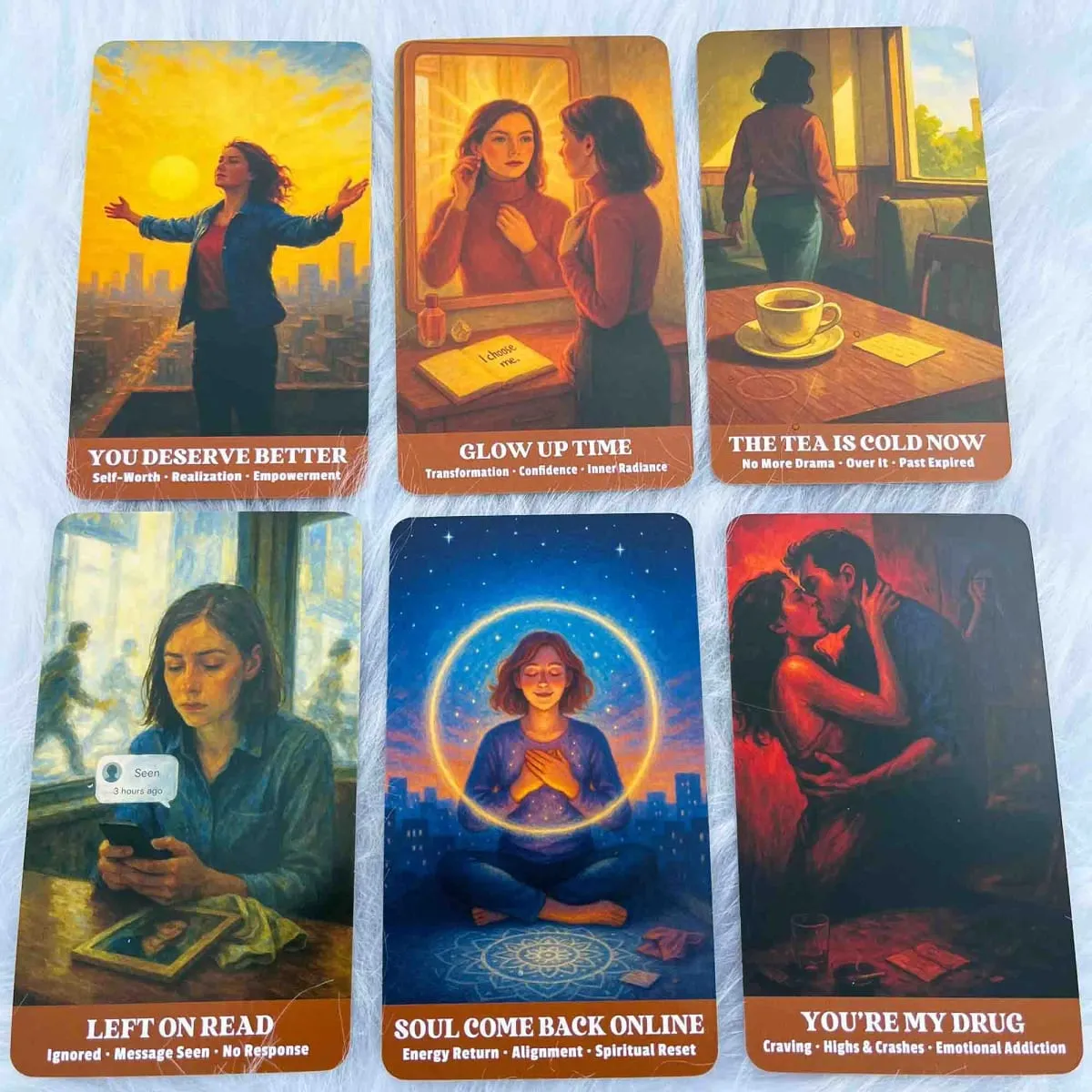 Messy Truth Card 54 Deck 13x8 Cm Tarot Divination Game for Ages 14+ Discover Your Path to Overcoming Challenges Card Games — image 4