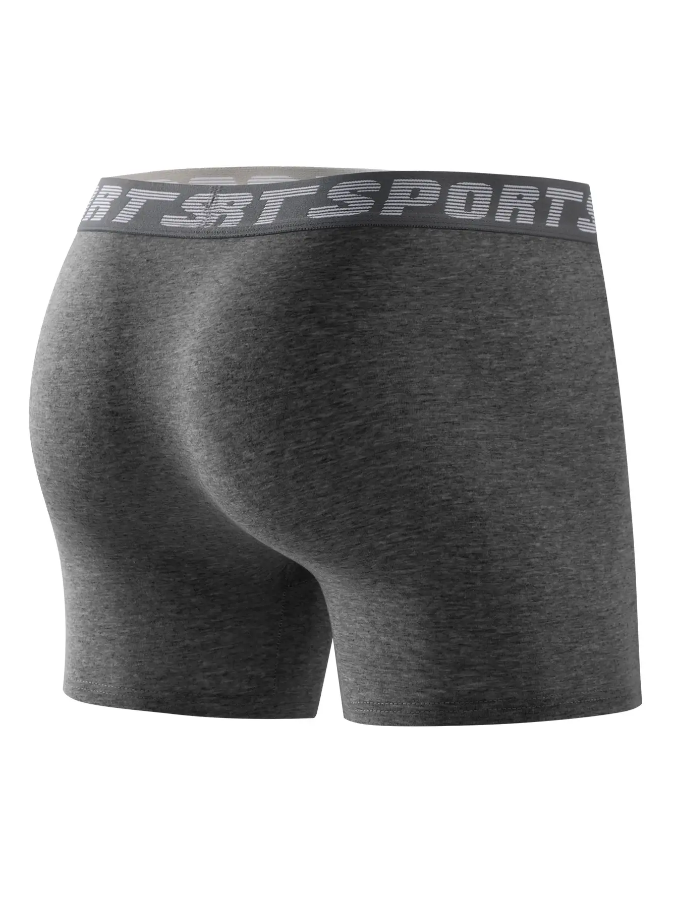 8pcs Men's Underwear Skin-friendly Comfortable Men's Long Boxer Briefs Trendy Fashionable Simple Athleisure Classic Men's Pants — image 11