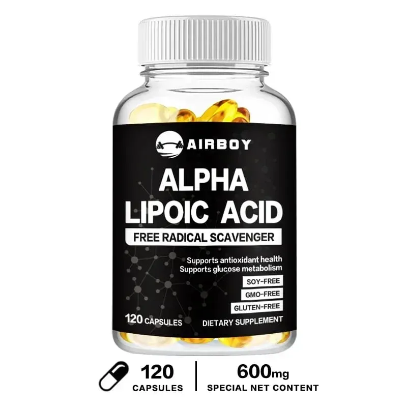 Alpha Lipoic Acid - Supports Neurological Health Relieve Neuralgia Powerful Antioxidant Sugar Metabolism Improves Immunity