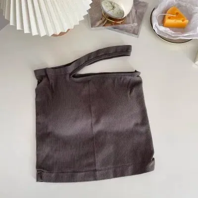 Knitted Binder Chest Woman Tank Tops Spaghetti Strap Corset Crop Camis With Built in Bras Korean Fashion Woman Tanks Camisole — image 14