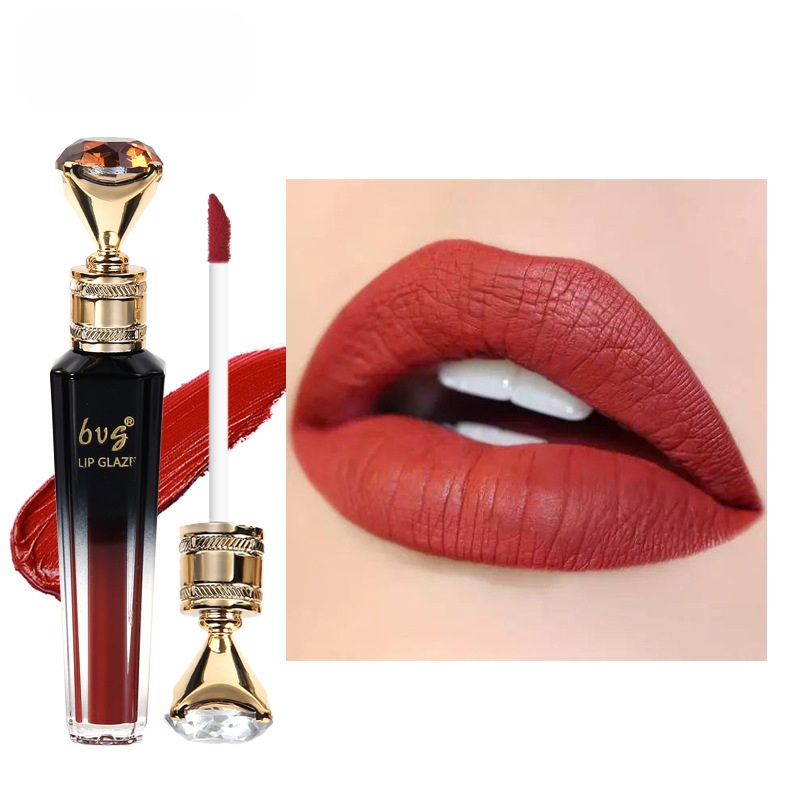 Lip Gloss Durable Moisturizing Waterproof Non-fading Non-stick Cup Color Durable Velvet Matte Lip Gloss Cosmetics For Women — image 6