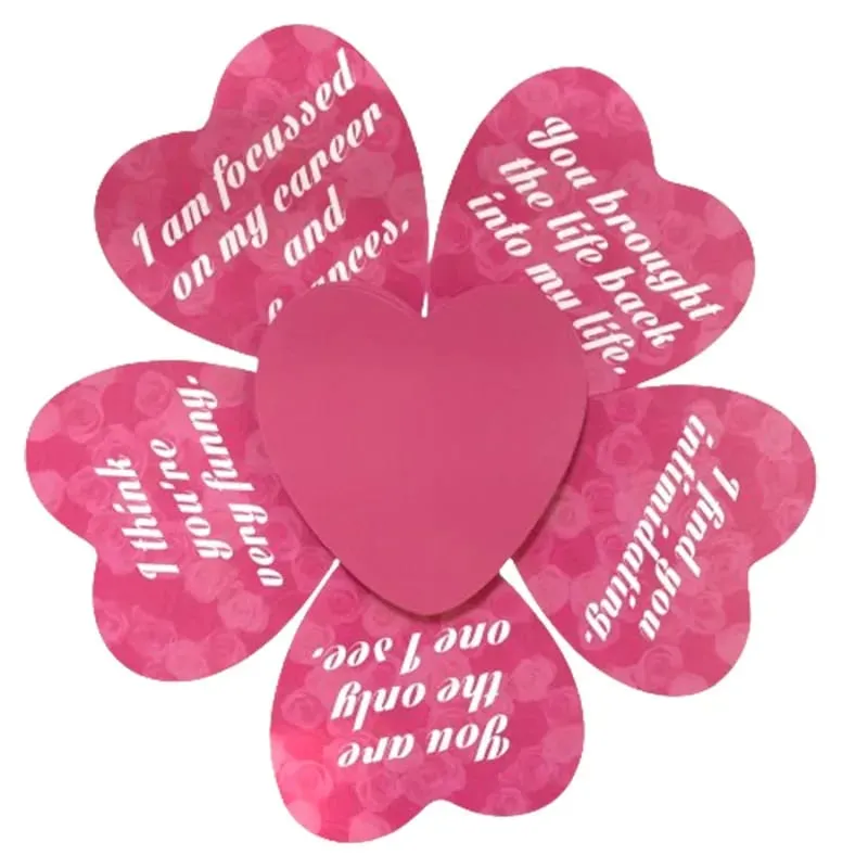 Love Confession Oracle Deck A 55 Cards Heart Shaped cards Love Keywords Meaning For Lovers English Board Games Divination Fate — image 6