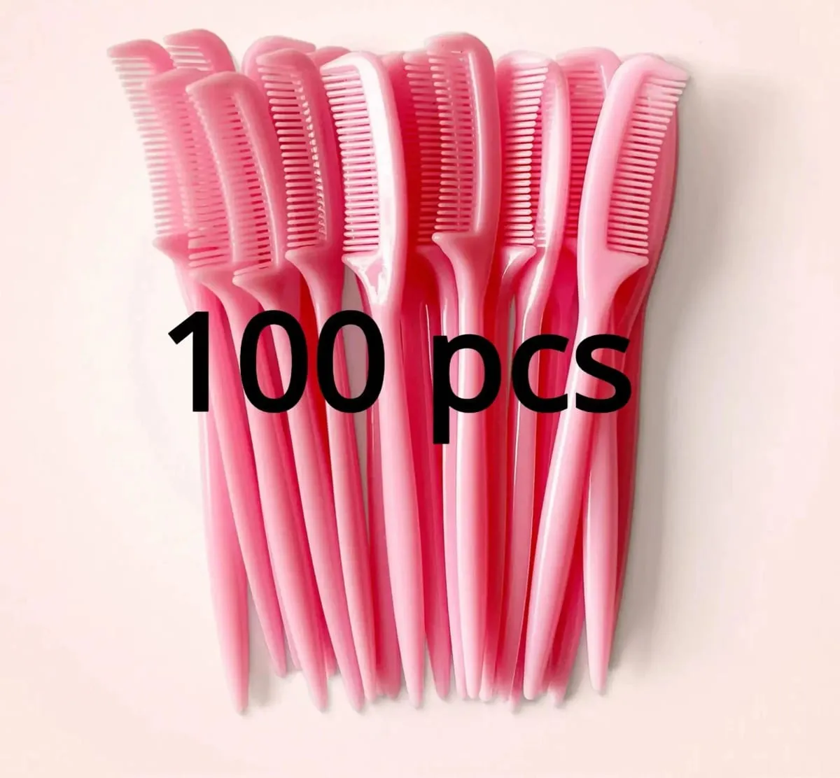 100pcsMicro Comb For Eyelash Extension Mini Eyebrow Combs Makeup Brushes Doll Mascara Wands Eye Lash Combing Wholesale — image 1